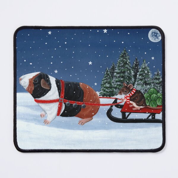 Item preview, Guinea Pig Pulling Sleigh designed and sold by WolfySilver.