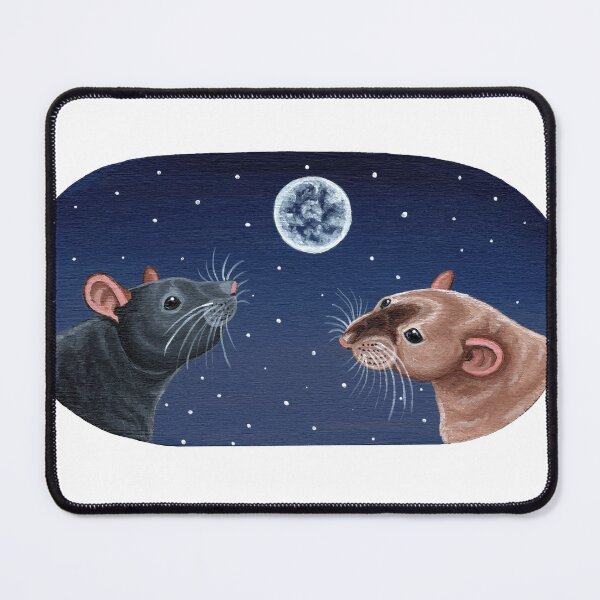 Item preview, Rats Under the Moon designed and sold by WolfySilver.