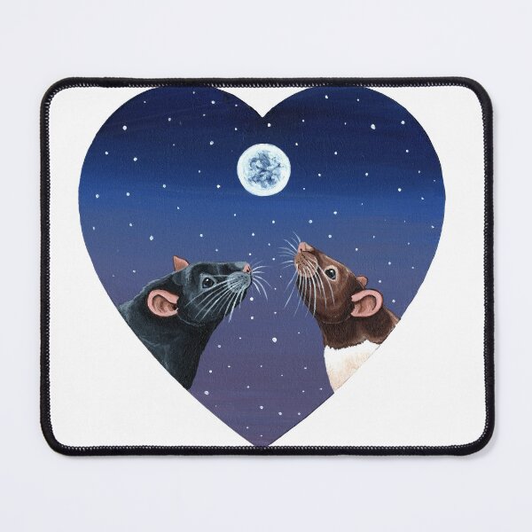 Item preview, Heart Rats Moonlight Scene designed and sold by WolfySilver.
