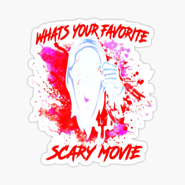 Ghostface Scream Halloween Whats Your Favorite Scary Movie Sticker For Sale By Mosessecurity 5777