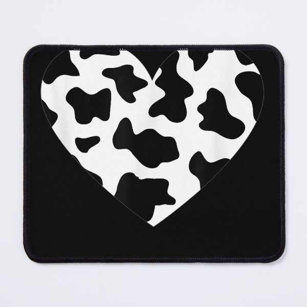 Item preview, Awesome Cow Print Black White Print Heart designed and sold by RianJamessya.