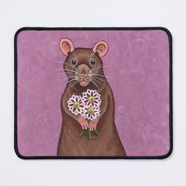 Item preview, Rat and Flowers designed and sold by WolfySilver.