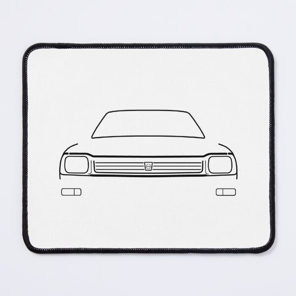 Item preview, Triumph Acclaim 1980s classic car black outline graphic designed and sold by soitwouldseem.