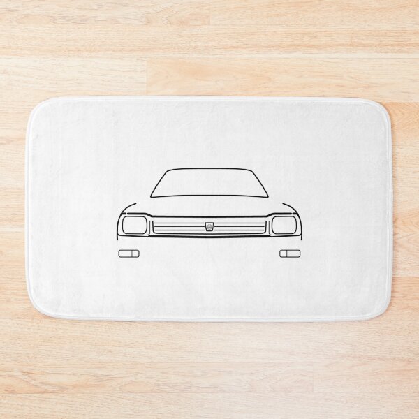 Item preview, Triumph Acclaim 1980s classic car black outline graphic designed and sold by soitwouldseem.