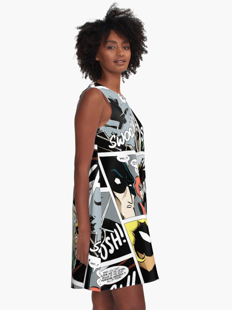 Thumbnail 2 of 4, A-Line Dress, Bandette - Matadori Is Here! designed and sold by colleencoover.