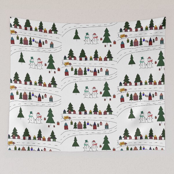 Item preview, Colourful Christmas Illustration designed and sold by smolwoo.