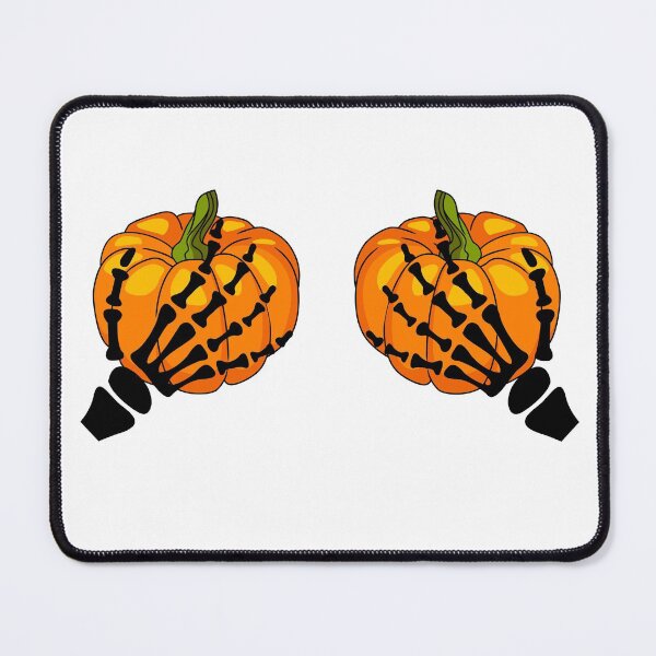Item preview, Pumpkin Skeleton boob hands  designed and sold by Melin-aRT.