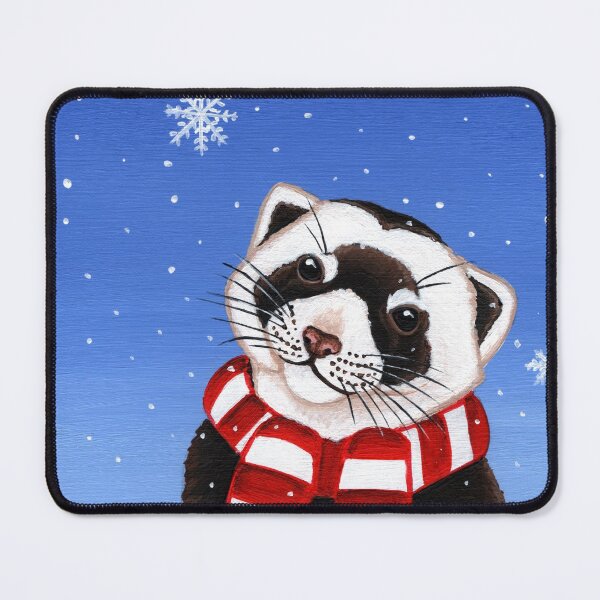 Item preview, Ferret in the Snow designed and sold by WolfySilver.