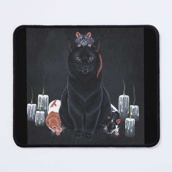 Item preview, Black Cat and Fancy Rats designed and sold by WolfySilver.