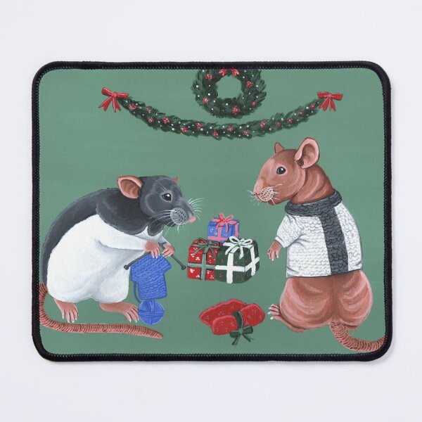 Item preview, Rat Christmas Jumper designed and sold by WolfySilver.