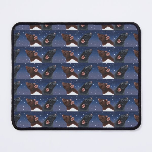 Item preview, Black and Agouti Hooded Rat Stargazing designed and sold by WolfySilver.