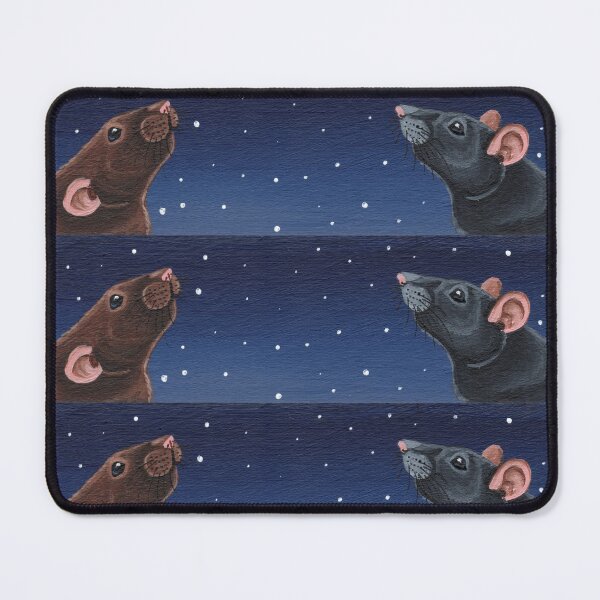 Item preview, Agouti and Black Rat Stargazing designed and sold by WolfySilver.