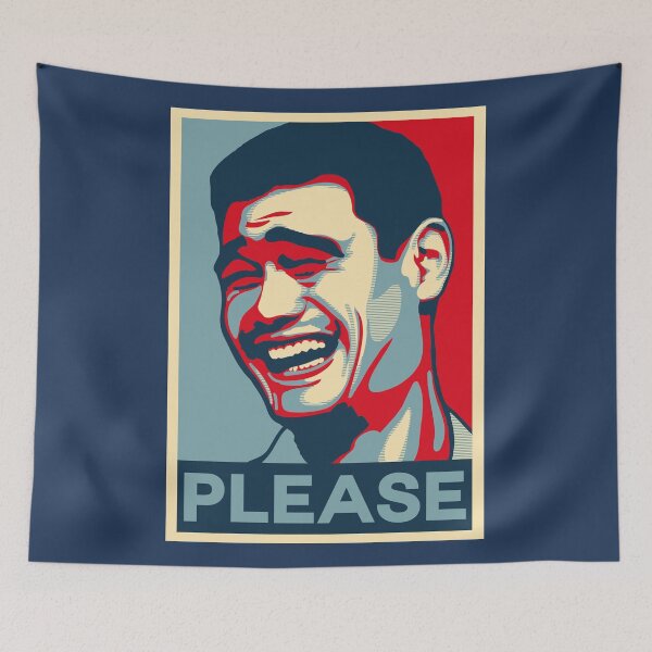 Item preview, Yao Ming Please Obama Hope Large Print Qiangy designed and sold by qiangdade.