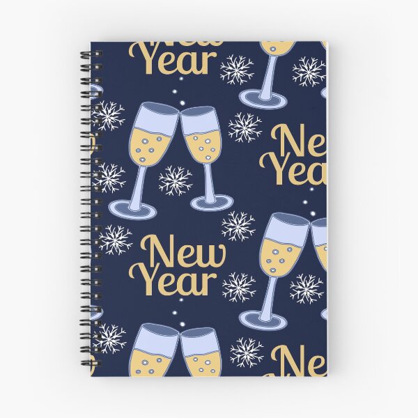Item preview, christmas eve with wine and new year Pattern designed and sold by CRAZY-T.