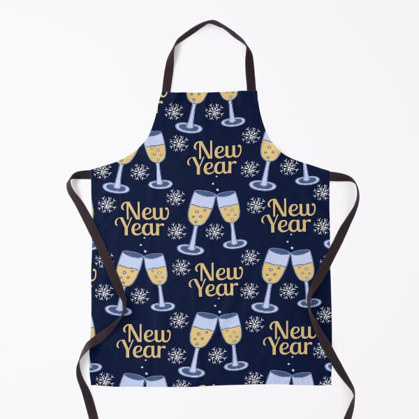 Item preview, christmas eve with wine and new year Pattern designed and sold by CRAZY-T.