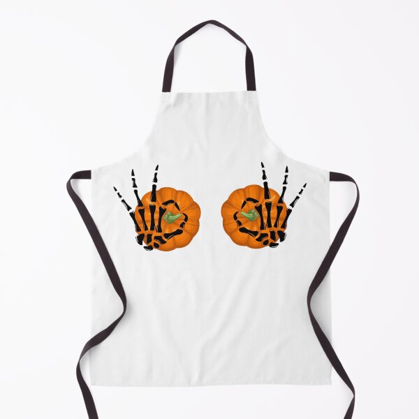 Item preview, Pumpkin Skeleton boob hands designed and sold by Melin-aRT.