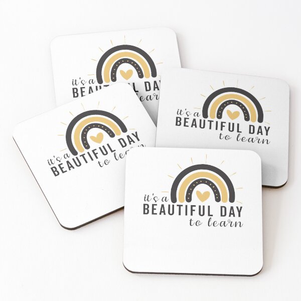 Item preview, It's A Beautiful Day To Learn Teacher Life Rainbow Teacher Quotes and Sayings  designed and sold by clothesy7.