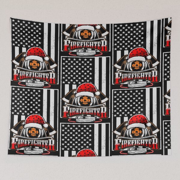 Item preview, Fire Truck American Flag Proud Firefighter designed and sold by dokieuphuong.