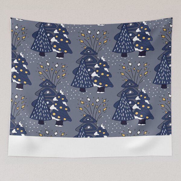 Item preview, Lovely Snow Christmas Tree pattern designed and sold by CRAZY-T.