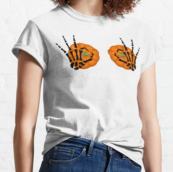 Halloween skeleton hand bra costume cute spooky shirt, hoodie, sweater,  long sleeve and tank top