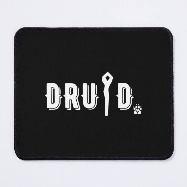 Item preview, Druid warcraft inspired staff logo designed and sold by Createyourshirt.
