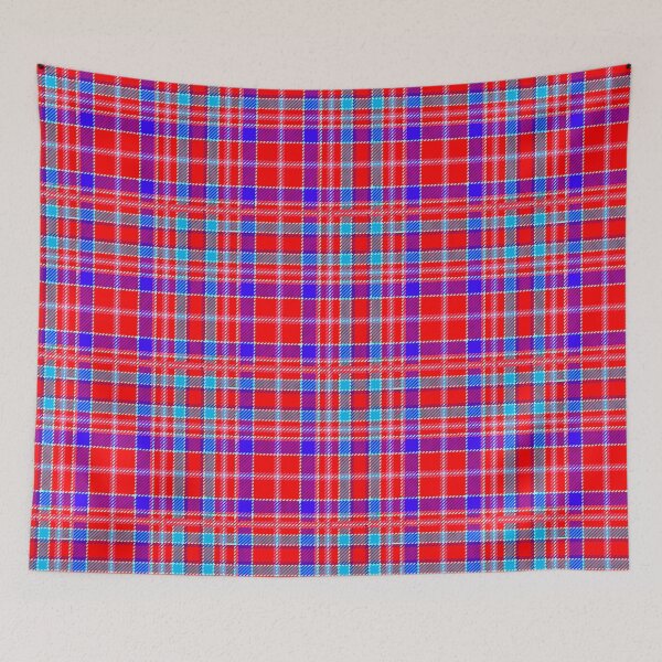 Item preview, Tartan - Blue, purple, red and pink designed and sold by bunbun369.
