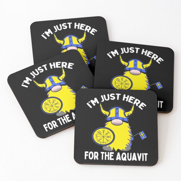 Artikelvorschau, Ich bin nur hier für den Aquavit Wikingerzwerg Tomte Swedish entworfen und verkauft von funnytshirtemp.
