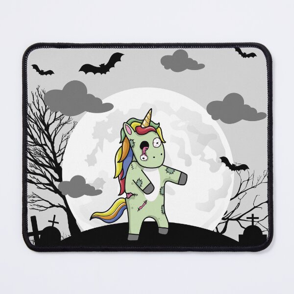 Item preview, Halloween Zombiecorn - Zombie Unicorn in a Cemetery beneath the Moon light Halloween Costume designed and sold by CaitU.