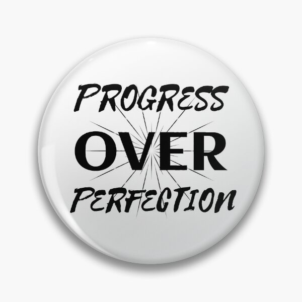 Item preview, Motivational Progress Over Perfection Back To School Teacher designed and sold by ThinkAndReflect.