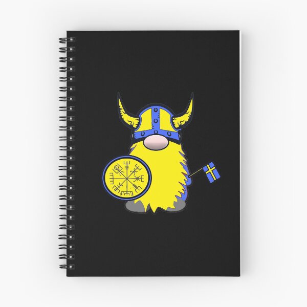 Item preview, Swedish Viking Gnome Tomte Swedish Flag designed and sold by funnytshirtemp.