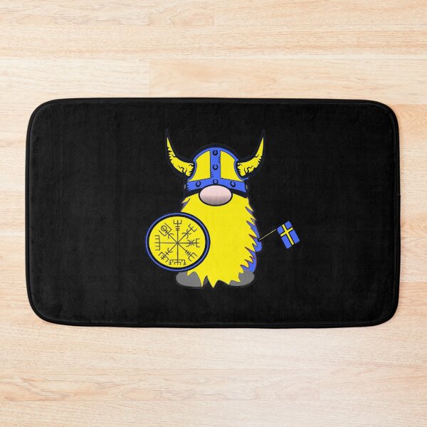 Item preview, Swedish Viking Gnome Tomte Swedish Flag designed and sold by funnytshirtemp.