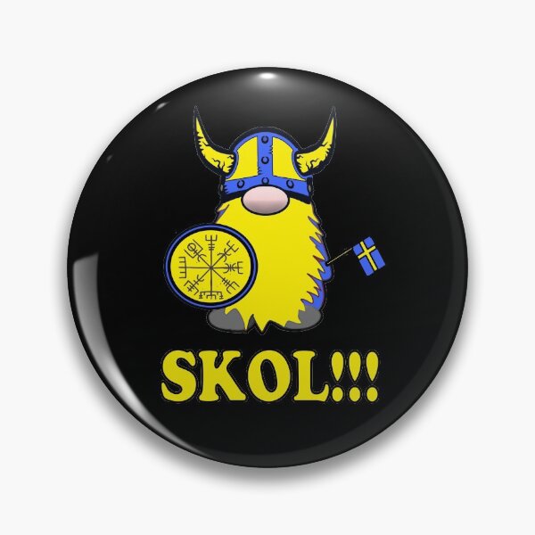 Item preview, Skol Swedish Viking Gnome Tomte Swedish Flag designed and sold by funnytshirtemp.