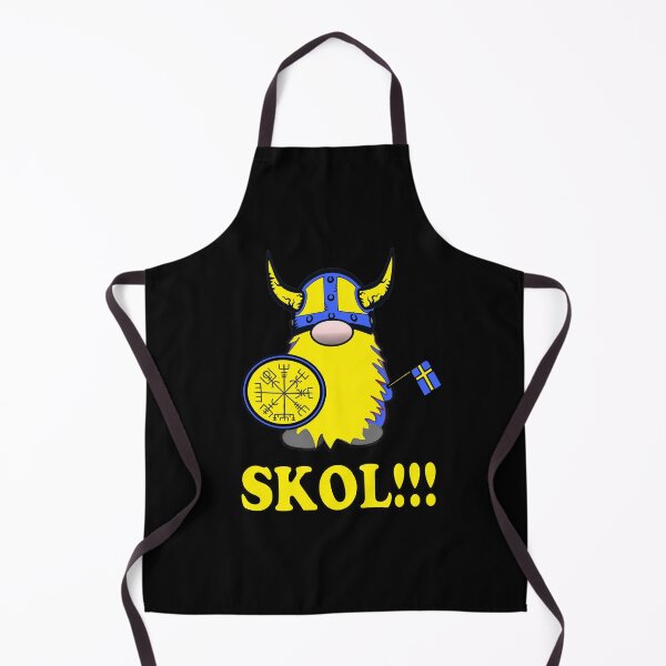 Item preview, Skol Swedish Viking Gnome Tomte Swedish Flag designed and sold by funnytshirtemp.