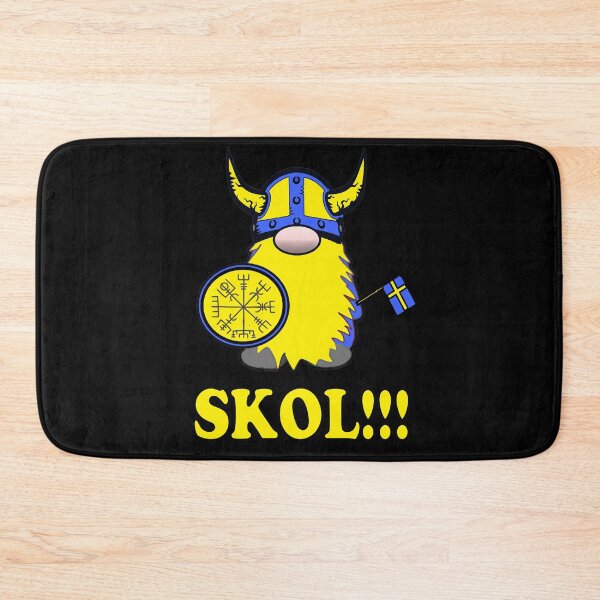Item preview, Skol Swedish Viking Gnome Tomte Swedish Flag designed and sold by funnytshirtemp.