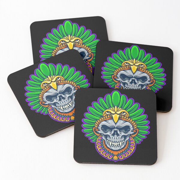 Item preview, Happy Halloween American Indian Skull Eagle Warrior designed and sold by AEGMEDIA.
