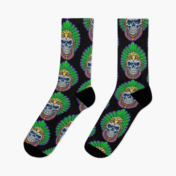 Item preview, Happy Halloween American Indian Skull Eagle Warrior designed and sold by AEGMEDIA.