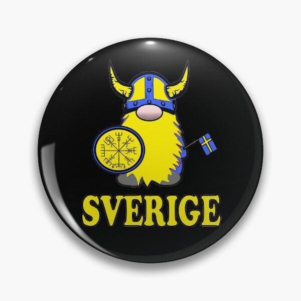 Item preview, Sverige Viking Gnome Tomte Swedish Flag designed and sold by funnytshirtemp.