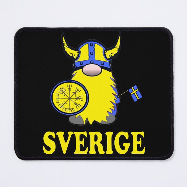 Item preview, Sverige Viking Gnome Tomte Swedish Flag designed and sold by funnytshirtemp.