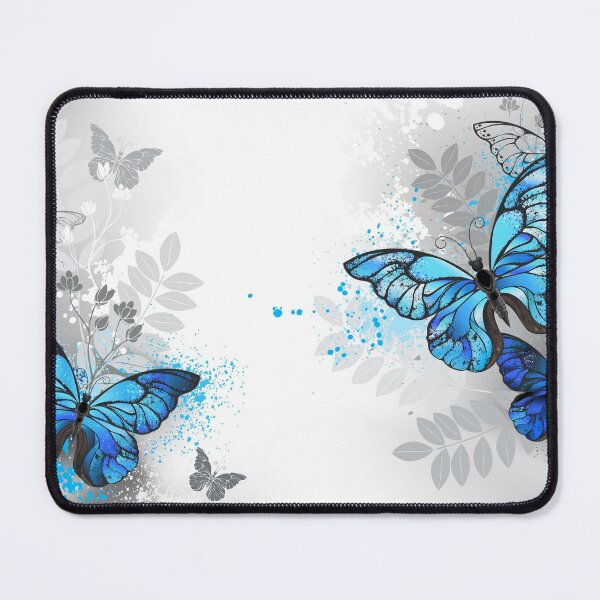 Item preview, Blue Butterflies with Wild Plants designed and sold by Blackmoon9.
