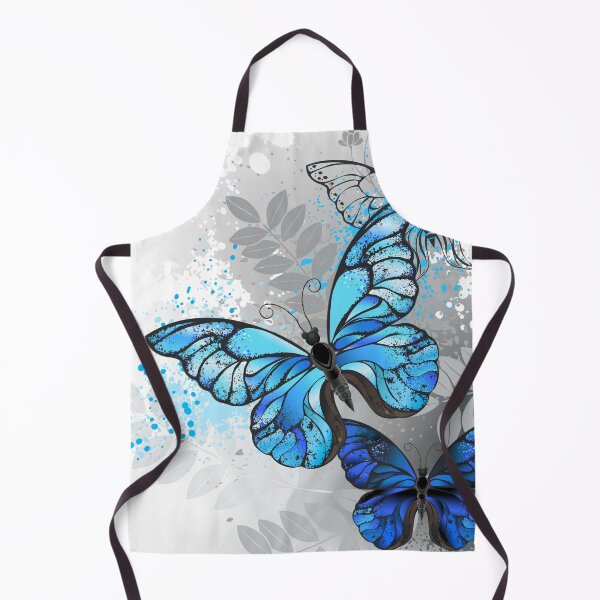 Item preview, Blue Butterflies with Wild Plants designed and sold by Blackmoon9.