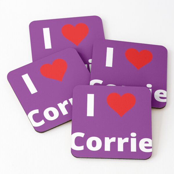 Item preview, I LOVE CORRIE, fan-made design, unofficial   designed and sold by TimelessTeesG.