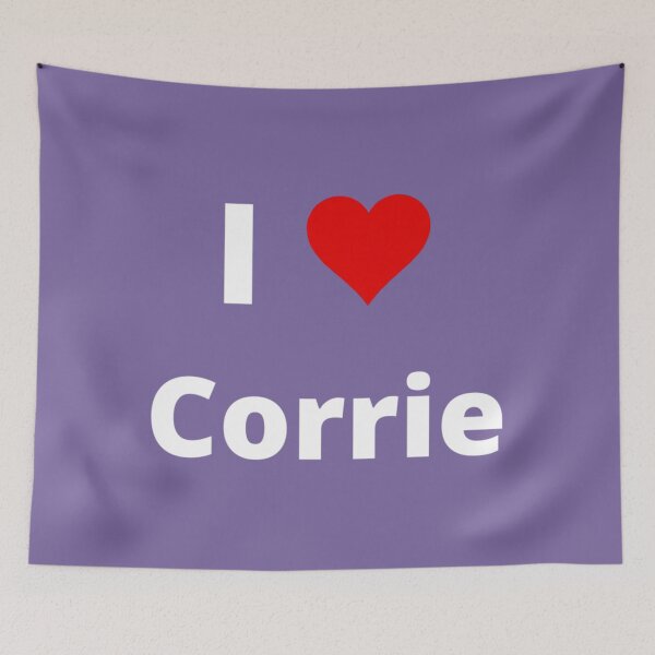 Item preview, I LOVE CORRIE, fan-made design, unofficial   designed and sold by TimelessTeesG.