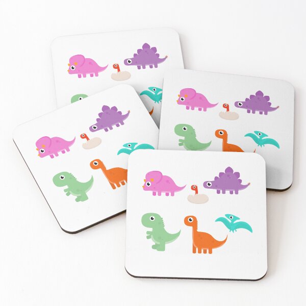 Item preview, Six assorted-color dinosaurs designed and sold by ayyoubdz.