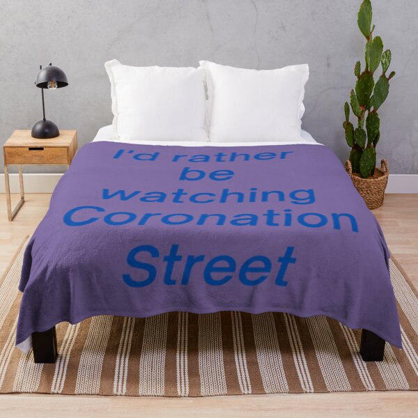 Item preview, I_d rather be watching Coronation Street - tee shirt and products designed and sold by TimelessTeesG.