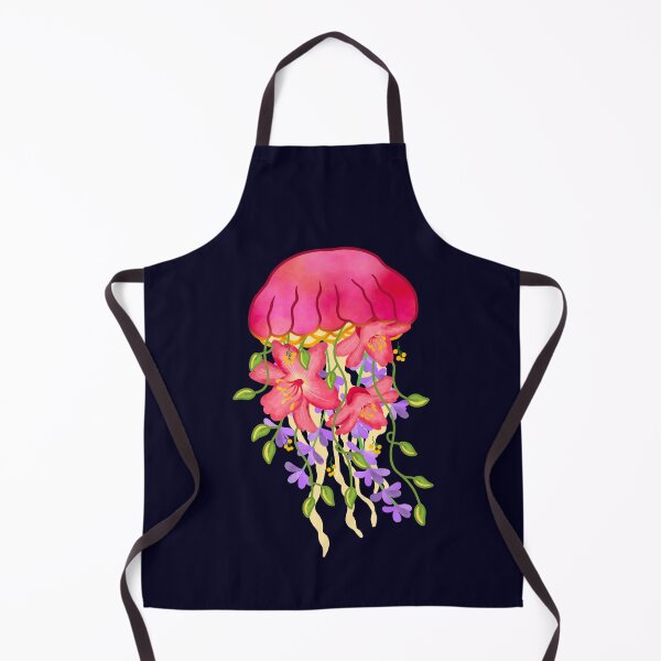 Item preview, Floral Flower Jellyfish designed and sold by ethnicdrawing.
