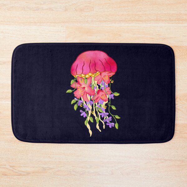 Item preview, Floral Flower Jellyfish designed and sold by ethnicdrawing.