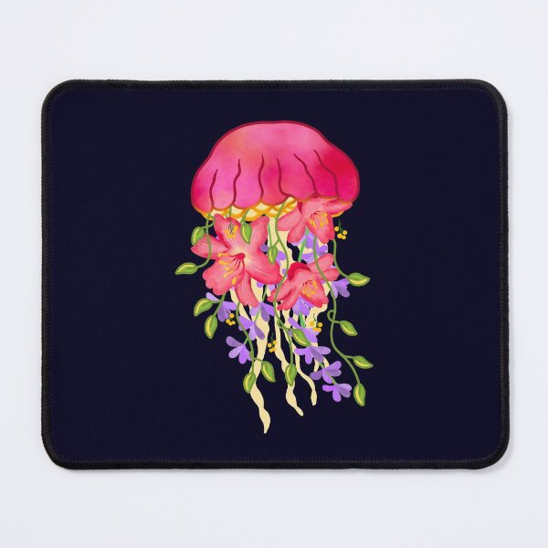 Item preview, Floral Flower Jellyfish designed and sold by ethnicdrawing.