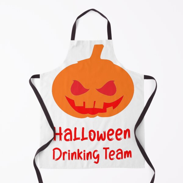 Item preview, Halloween Drinking Team - Spooky zombie Red Text and Pumpkin Lantern. designed and sold by davidmurtagh.