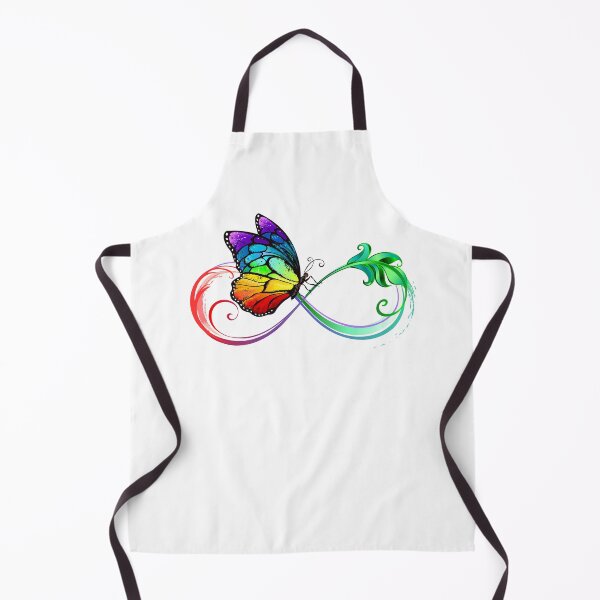 Item preview, Infinity with Seated Rainbow Butterfly designed and sold by Blackmoon9.
