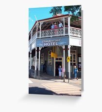 Commercial Hotel Boonah Greeting Card